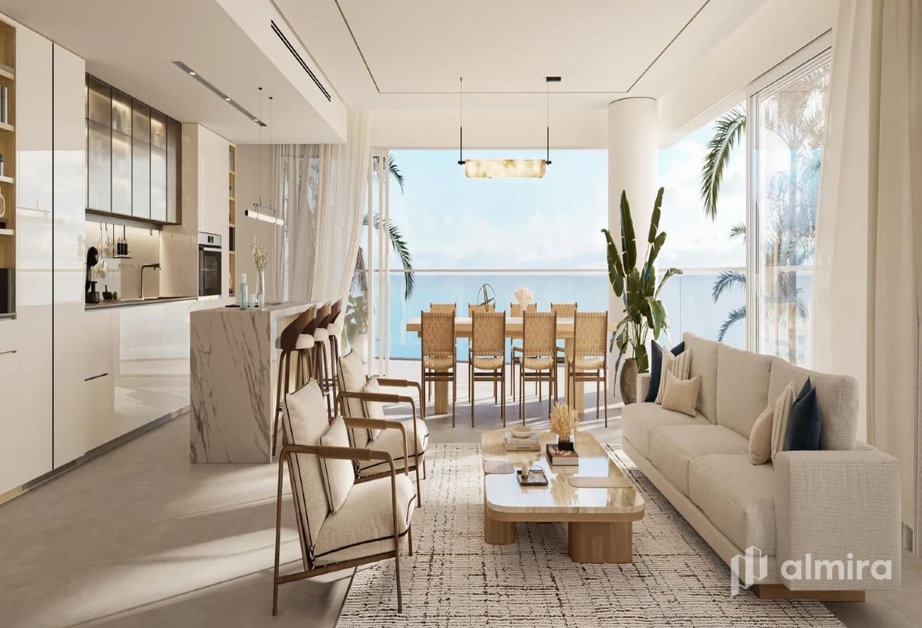 Waterfront Living | Corner | 3BR+Maids | Sea View