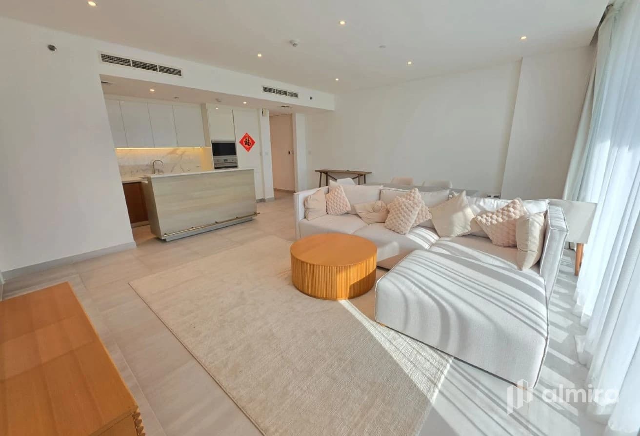 Simplex |Sea and Zayed Museum View| Semi Furnished